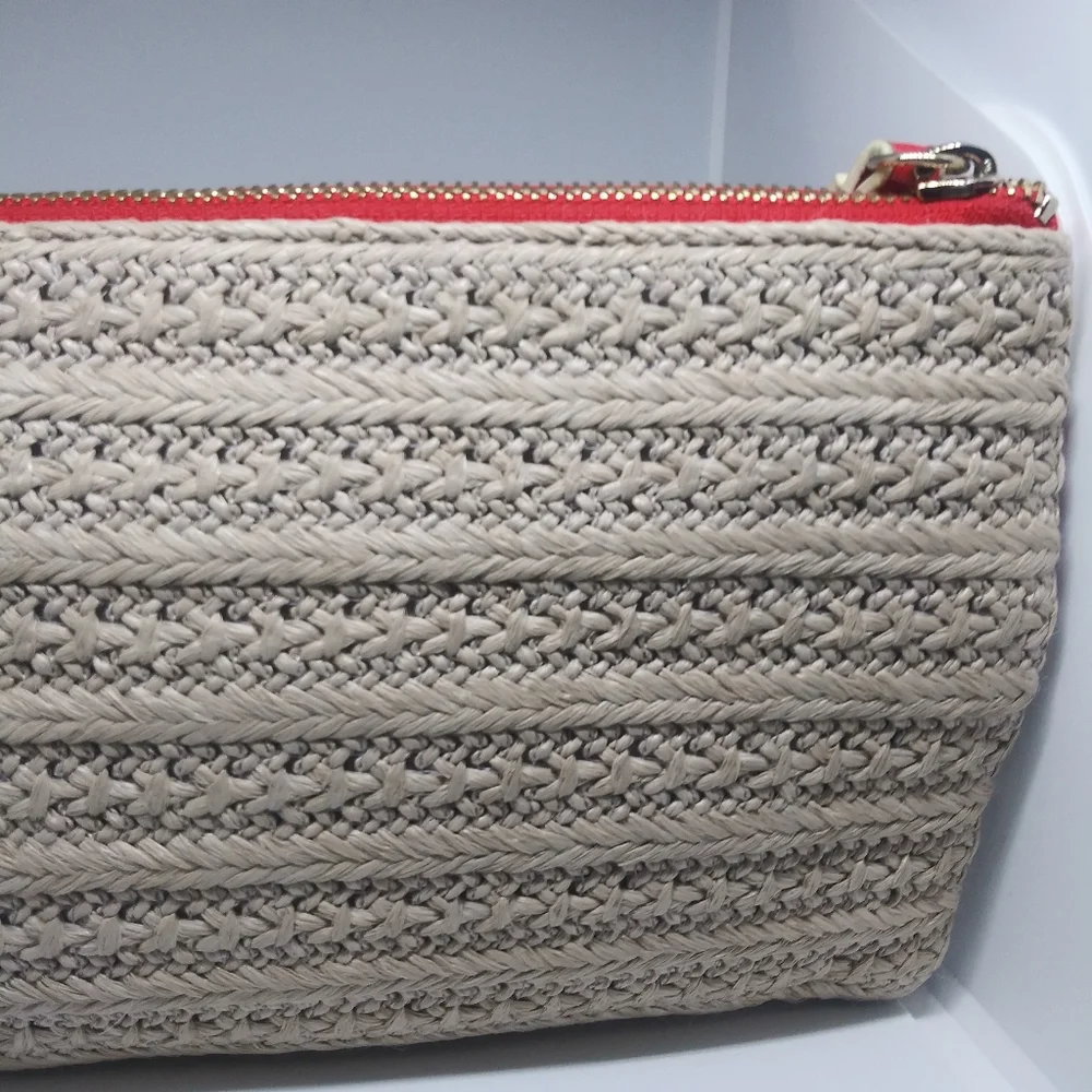 Simply Vera Wang Wristlet Woven Bag - Size 8” X 5.5”!!!
